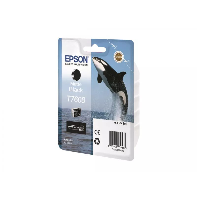 Epson C13T76084N10 tintes kasetne 1 gab. Oriģināls Matēti melna