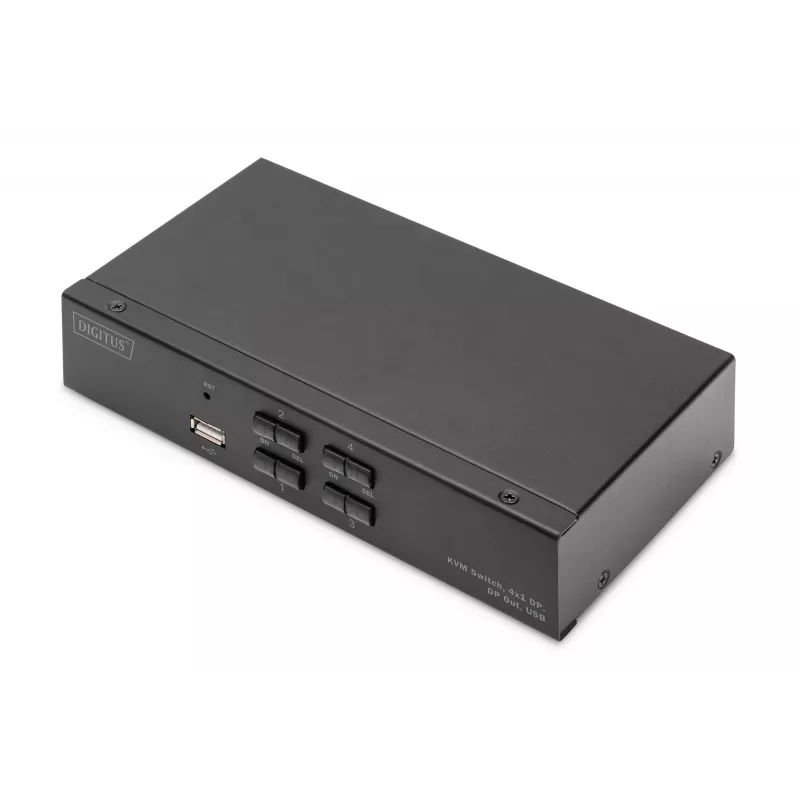 KVM slēdzis Digitus DS-12891 4x1 DP USB 4K Ultra HD