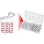Fender Pins set KS Tools 970.0060 — 150 gab., diametri 1,8×33 līdz 3,9×75 mm