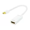 Video kabeļa adapteris LOGILINK Mini DisplayPort uz HDMI tipa A CV0036A, 0,1 m, pelēks