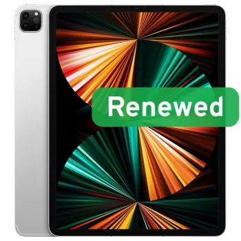 APPLE RENEWED | CPO | iPad Pro (2021) 6th | 12.9inch | M1 | 8GB | 128 GB | Silver | iPad OS | 12 m Warranty