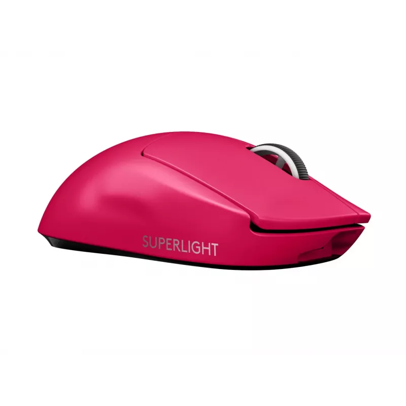Logitech PRO X SUPERLIGHT bezvadu pele fuksīna pele (910-005957)