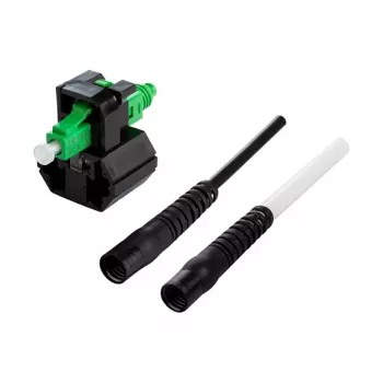 METZ CONNECT Hybrid Steckerbausatz LC APC OS2, 10 Stück, für KabelØ 2,0 + 3,0 mm