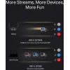 Galda maršrutētājs MERCUSYS MR85X AX3000 divjoslu Wi‑Fi 6, 3000 Mbps, 4 antenas, 3 Gigabit LAN porti, melns