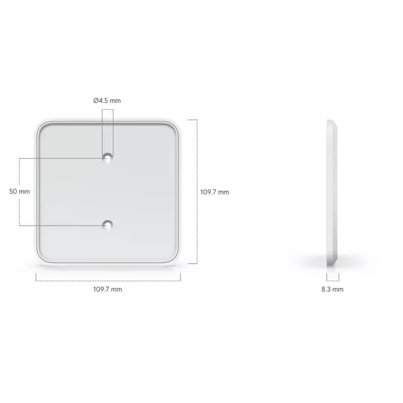 Ubiquiti UACC-FM-16cm stiprinājums Polikarbonāts Balts 109,7 mm