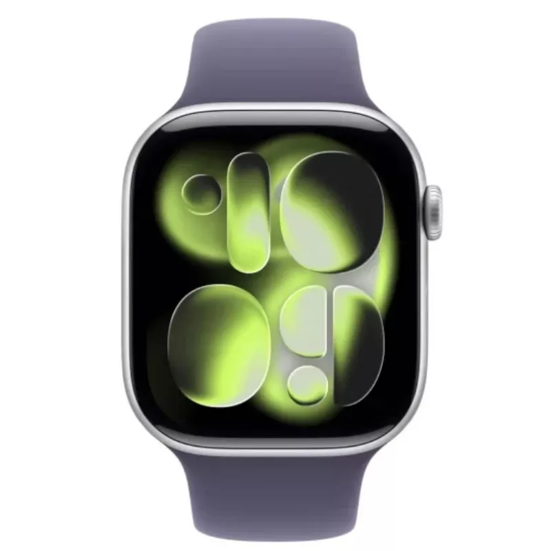 Pulksteņa sērija 11 GPS 46mm sudraba alumīnija korpuss ar Purple Fog Sport siksniņu - M/L