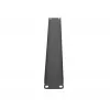 Rack blanking panel Extralink Front Blank Panel 1U 19 collas melns, tērauda korpuss