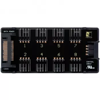 Ventilatora kontrolieris Noctua NA-FH1 4-pin melns 24W 5-12V