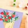 Krāsošanas pēc numuriem komplekts Ravensburger CreArt - Tulpju pušķa glezna, modelis 25518