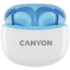 Canyon TWS-5 CNS-TWS5BL Austiņas – Patiesi bezvadu – Bluetooth 5.3 – Iekšauss – USB-C uzlādes futrālis – Skārienjutīga vadība – līdz 38h darbības laiks – Melns