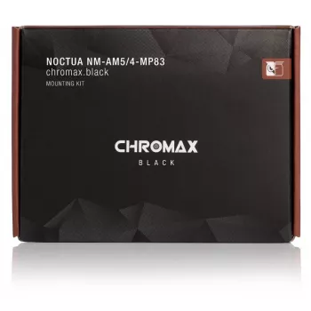 Stiprinājuma komplekts Noctua NM-AM5/4-MP83 CHROMAX.Melns Melns AM4 AM5