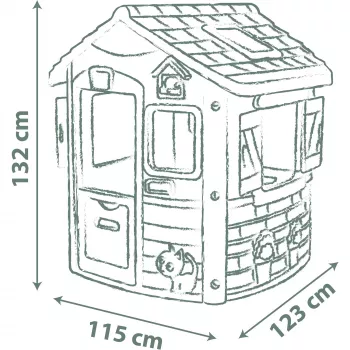 Floorstanding playhouse Smoby 7600810504 Multicolour 1 door 2 years
