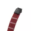 CableMod C-Series PRO ModMesh 12VHPWR uz 3x PCI-e kabelis Corsair - 60 cm, tumši sarkans