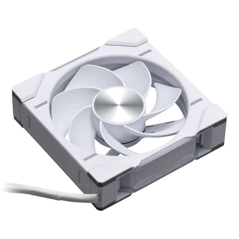 Ventilators Phanteks D30-120 12 cm balts 250-2000 RPM ar šķidruma dinamisko gultni
