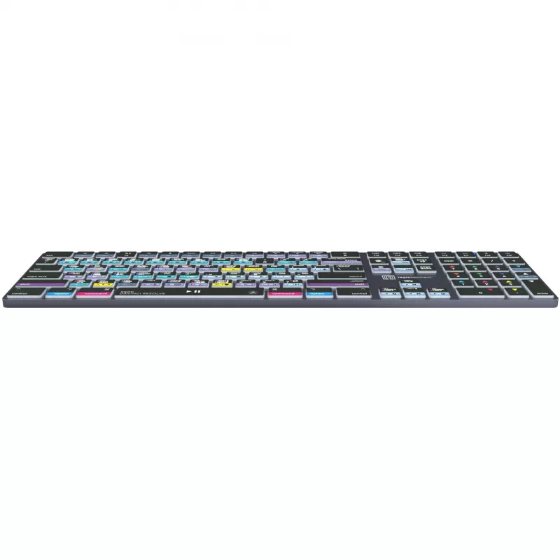Logickeyboard LKB-RESB-TM-UK biroja Bluetooth QWERTY tastatūra, titāna pelēka