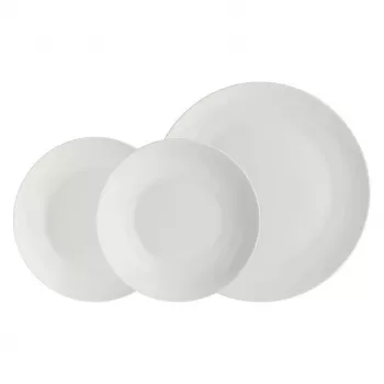 Galda piederumu komplekts LA PORCELLANA BIANCA P0042TA12C — 12 detaļu porcelāna trauku komplekts