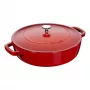 Staub cepešpanna Chistera 28cm apaļa ķiršu sarkana 40511-474-0 405114740 (40511-474-0)
