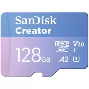 SanDisk Creator - Zibatmiņas karte (microSDXC ar SD adapteri)
