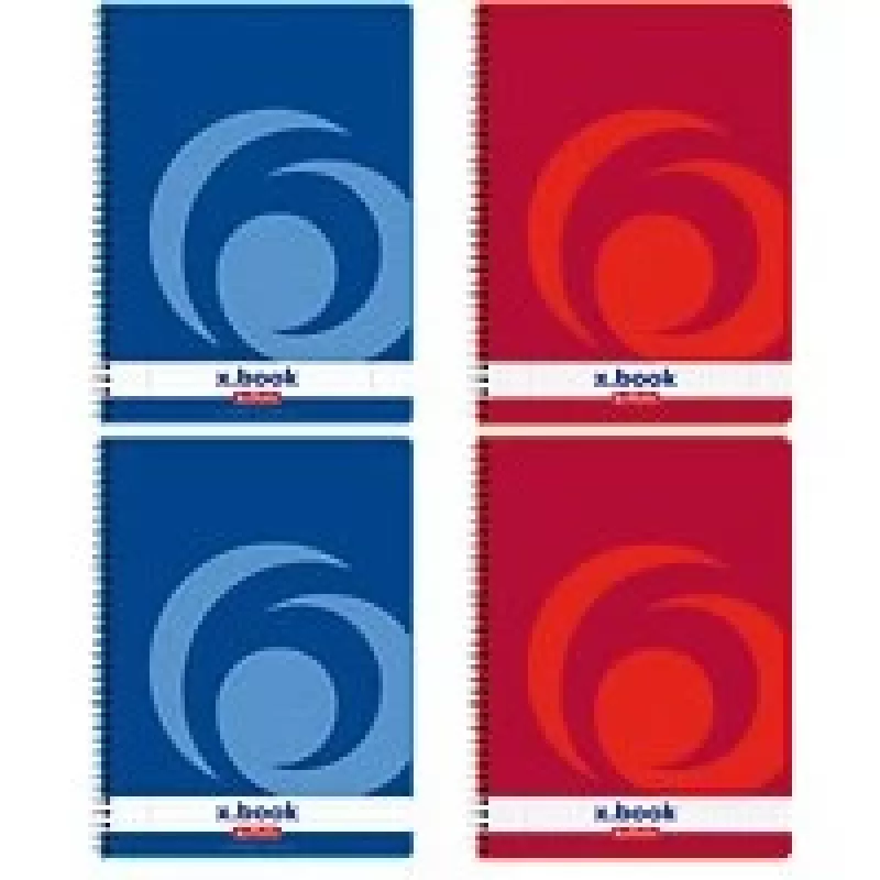 Rakstāmpiezīmju klade Herlitz 10834117 A4 80 lapas sarkana