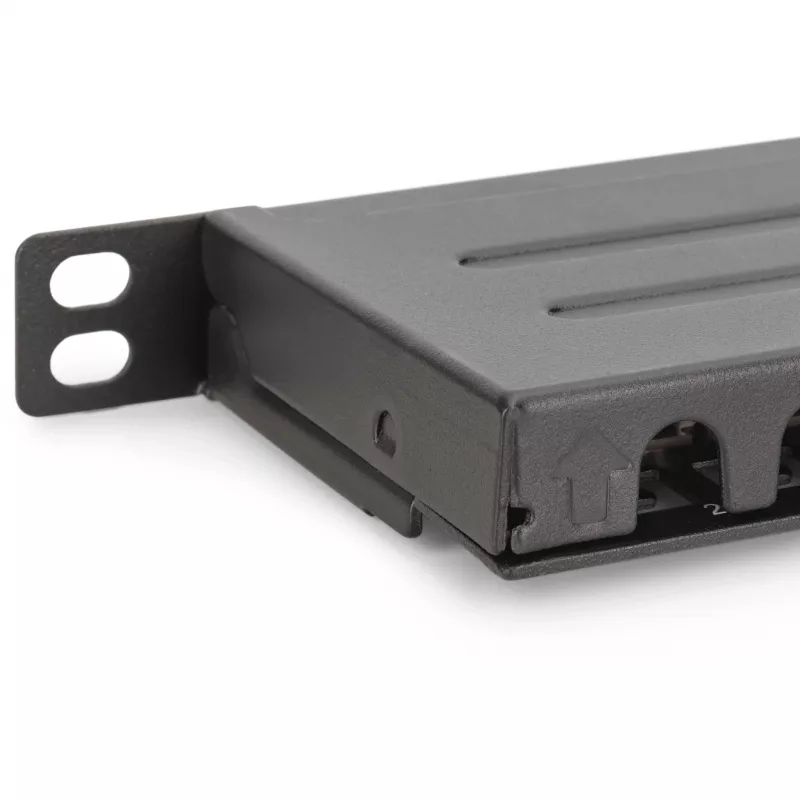 Patch Panel Digitus CAT 6 Class E High Density Shielded Melns
