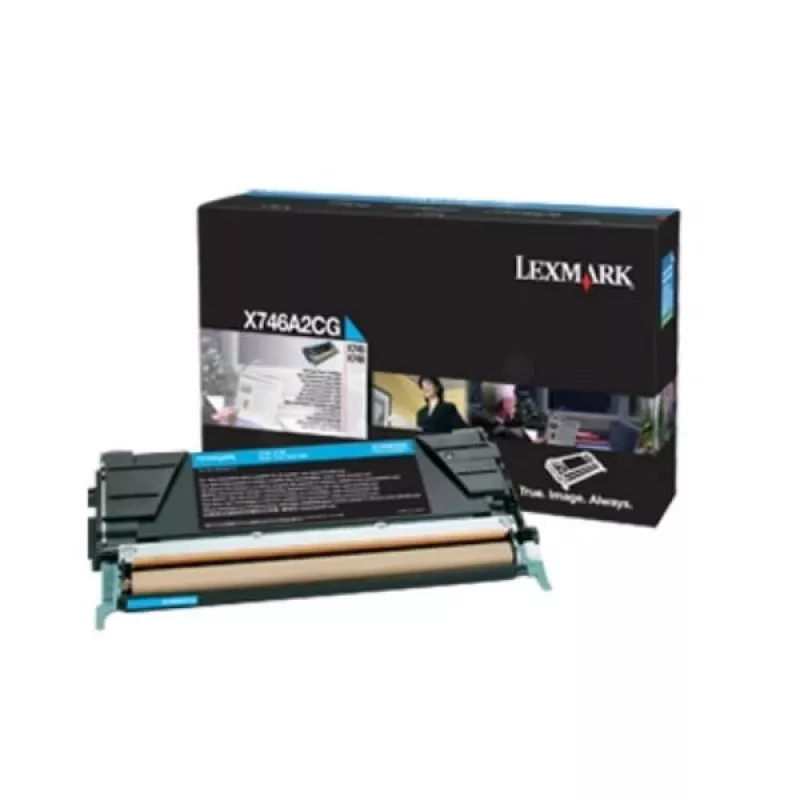 Lexmark X746A3CG - Toneris, ciāna - X746de, X748de, X748dte