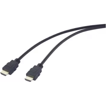 SpeaKa Professional HDMI savienojuma kabelis HDMI-A spraudnis spraudnis 5,00 m melns SP-12816088 4K UHD (SP-12816088)
