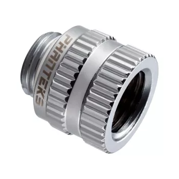 Kompresijas savienotājs PHANTEKS Glacier M-F G1/4 CHROM grozāms — PH-RA_CR_MF