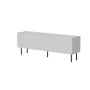 TV skapis Cama LUCCA 3D 165×40×59 cm, balts, skaidu plātnes virsma
