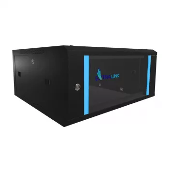 Sienas skapis Extralink Extralink Rackmount cabinet 4U 600x600 Melns