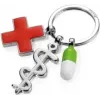 Atslēgu piekariņš TROIKA GET WELL Daudzkrāsains Sudraba Metāls 60 mm