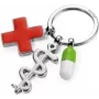 Atslēgu piekariņš TROIKA GET WELL Daudzkrāsains Sudraba Metāls 60 mm