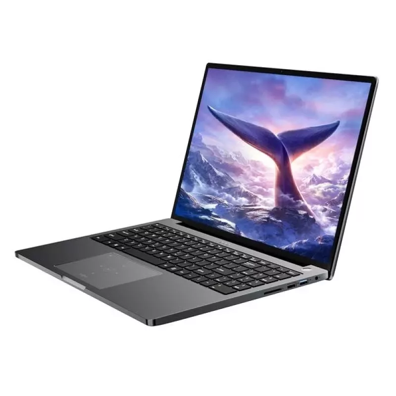 Klēpjdators BLACKVIEW GamiBook-8 — 16 collu WUXGA IPS, AMD Ryzen 7 7735HS 8‑kodolu 4,75 GHz, 32 GB DDR5, 1 TB SSD, Radeon 680M, Windows 11 Pro, Zvaigžņu pelēks