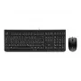 Tastatūra CHERRY DC 2000 ar peli, universāla USB QWERTY čehu, melna