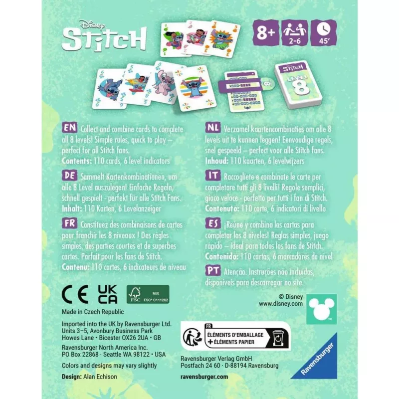 Disney Stitch Level 8, galda spēle