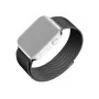 FIXED nomaiņas sietiņa siksna Apple Watch — saderīga ar 42/44/45/46/49 mm (melna)