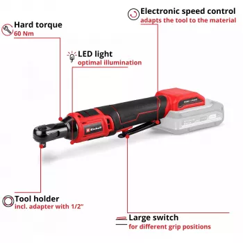 Einhell 4514320 strāvas adapteris, melns