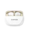 Austiņas CANYON HEXAGON 7 TWS ANC+ENC bezvadu uzlāde baltas bēšas