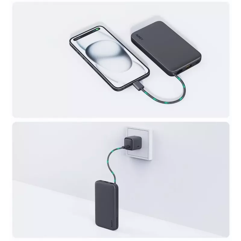 PB-Y53P ārējais akumulators 10000mAh 22.5W 4xUSB