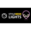 Galda lampa MANTA SNL86PK Style Neon Lights UFO Pink – dekoratīva neona stila rozā lampa
