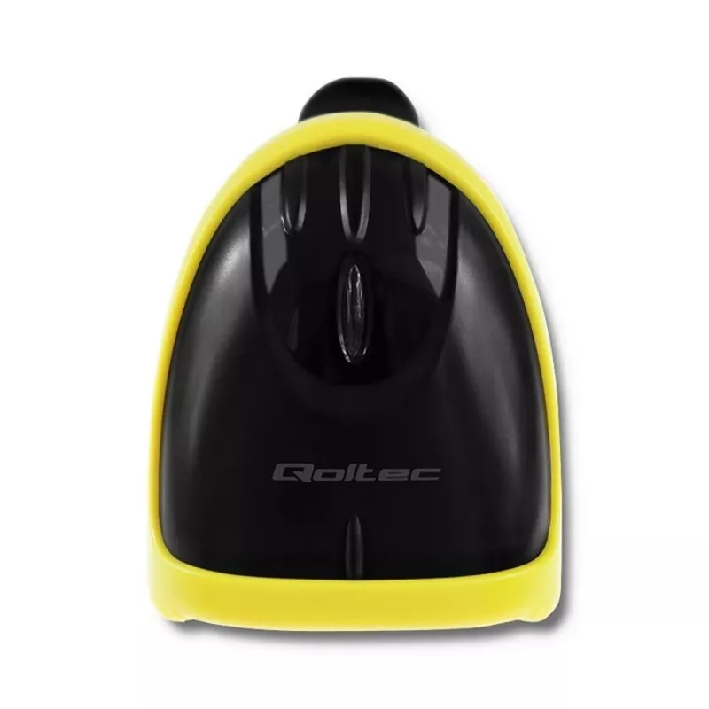 Qoltec 50862 Bezvadu lāzera svītrkodu skeneris 1D | 2,4 GHz
