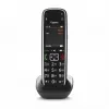 Gigaset E720HX Analog/DECT telefons ar zvanītāja ID, melns