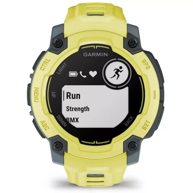 Garmin Instinct E 2,29 cm (0,9 inch) MIP 45 mm digitālais pulss 176 x 176 pikseļi laima krāsā GPS (satelītu)