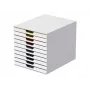 Dokumentu glabāšanas kaste Durable VARICOLOR Mix 10 Plastmasas Daudzkrāsains Balts 763027