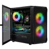 Computer Case Logic Concept Portos Mini ARGB Micro ATX Melns