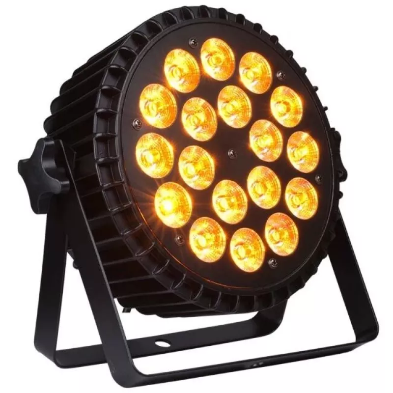LIGHT4ME ALU QUAD PAR 18x6W RGBW - skatuves prožektors