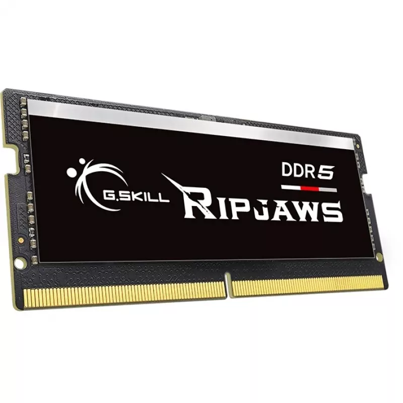 SO-DIMM 64 GB DDR5-4800 (2x 32 GB) Dual-Kit, Arbeitsspeicher schwarz, F5-4800S4039A32GX2-RS, Ripjaws
