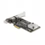 DeLOCK 81261 PCI Express x2 tīkla karte, 2 x RJ45 5 Gigabit LAN