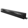 Kabeļu kaste Alantec PK008 sienas organizators 1U melna metāla/plastmasas
