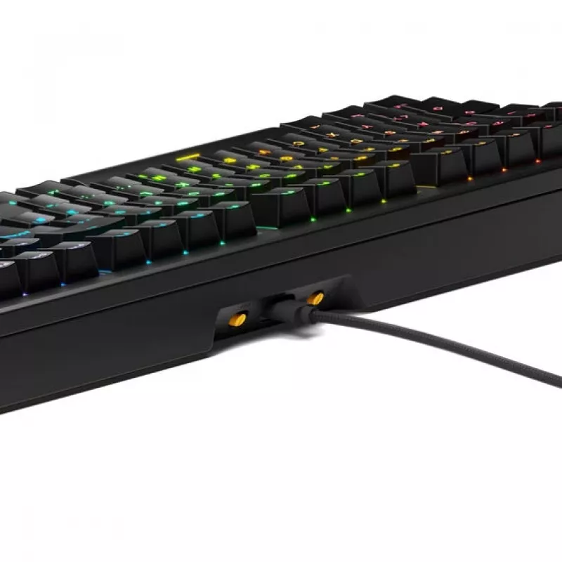Mehāniskā spēļu tastatūra GLORIOUS GMMK 3 100% iepriekš salikta ISO (DE) ar Fox slēdžiem, melna
