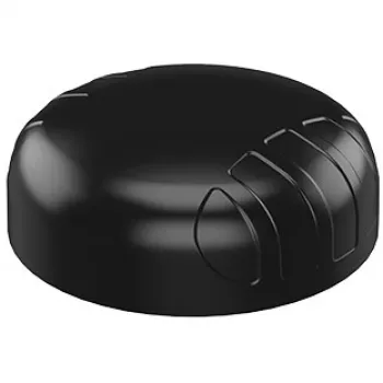 Antena Poynting A-PUCK-0007-V2-01 melna — daudzvirzienu LTE/4G/3G/2G plakanā antena ar SMA (vīr.) un RP-SMA adapteri